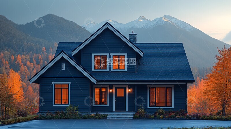 高清大图下载【趣麦麦图】新屋顶山景房