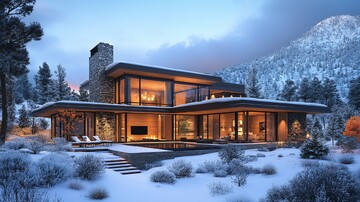 山间小屋山间小屋现代