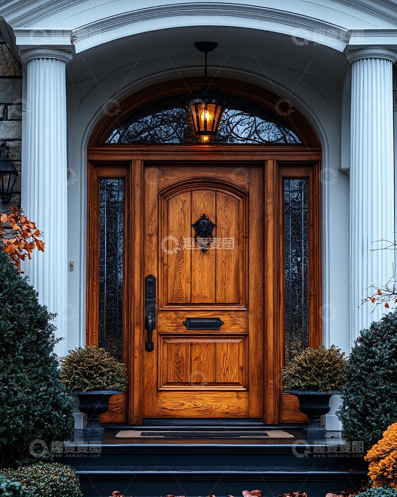 高清大图下载【趣麦麦图】豪华门厅黄昏景2