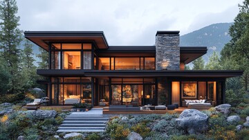 山间小屋山间小屋现代1