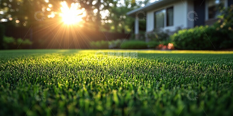 高清大图下载【趣麦麦图】现代家庭草坪