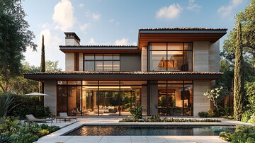 橄榄林中的木屋