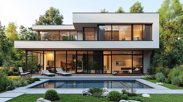 现代房屋背景图1