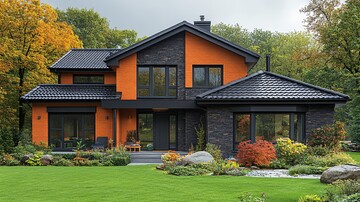 现代房屋背景图2