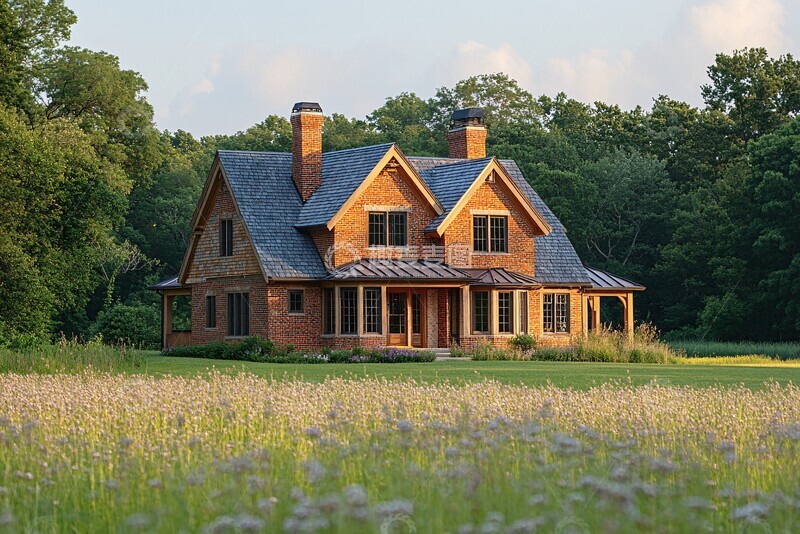 高清大图下载【趣麦麦图】豪华住宅草坪设计2