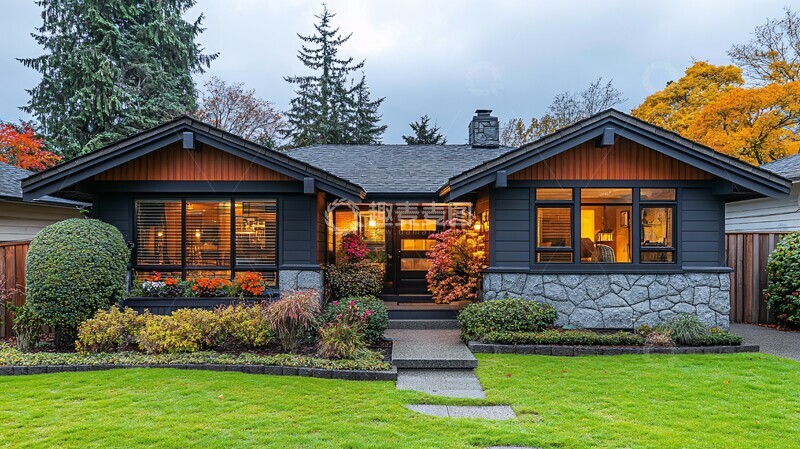 高清大图下载【趣麦麦图】海滨豪华别墅外观1