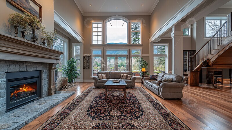 高清大图下载【趣麦麦图】宽敞明亮客厅