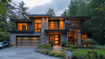 现代庭院入口景观