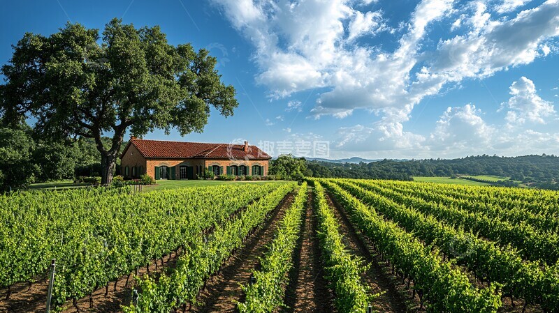 高清大图下载【趣麦麦图】葡萄园风景葡萄风景果园1