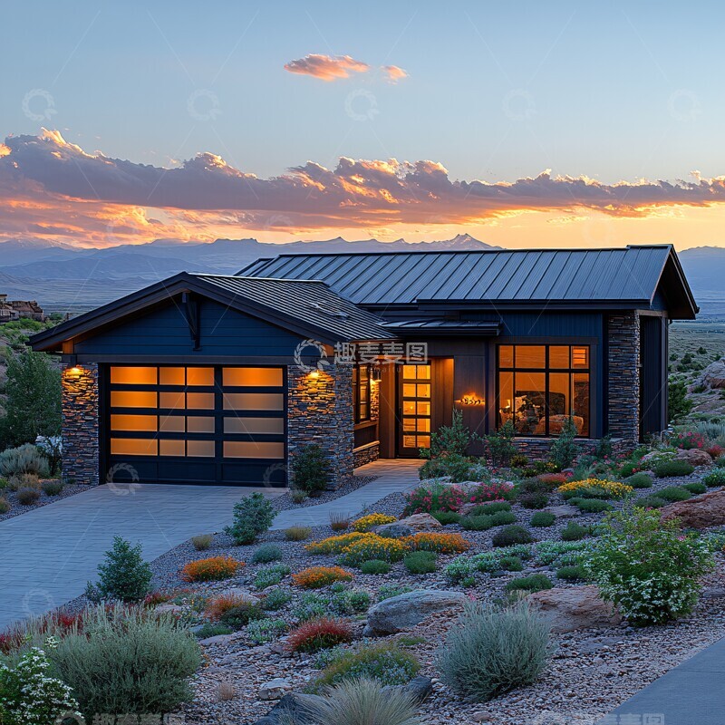 高清大图下载【趣麦麦图】黄金时刻家居照