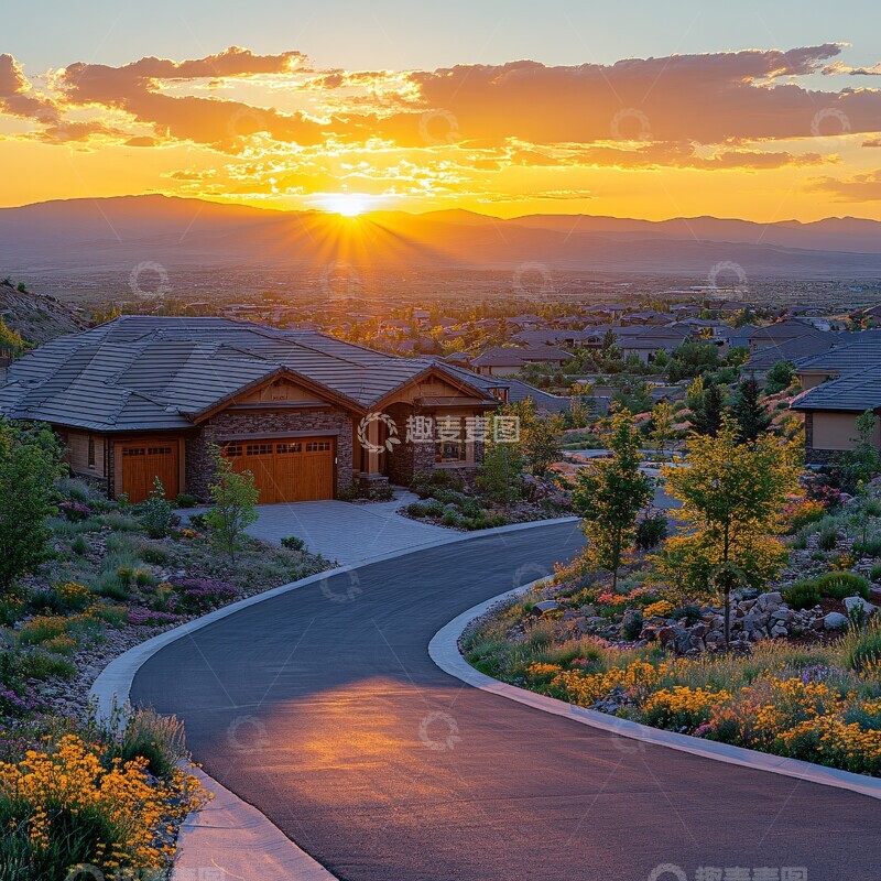 高清大图下载【趣麦麦图】黄金时刻家居照2
