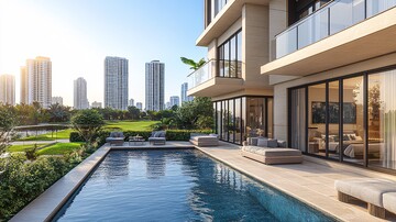 双层别墅带泳池阳台2