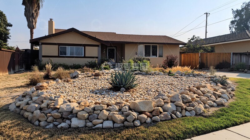 高清大图下载【趣麦麦图】岩石花园庭院景1