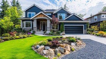 岩石花园庭院景