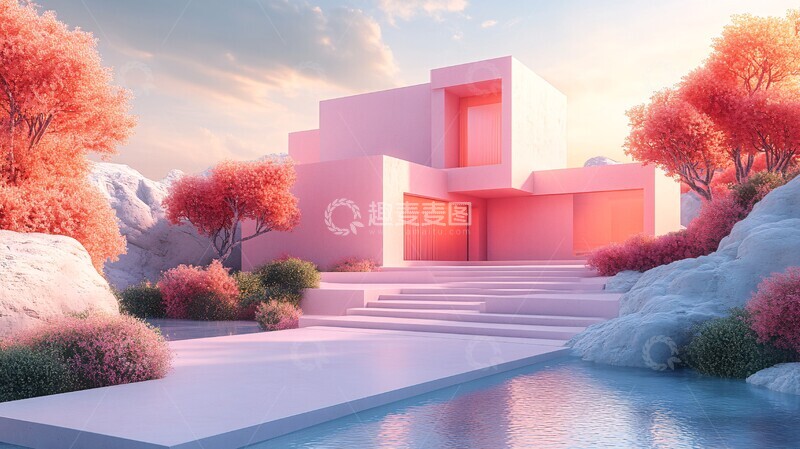 高清大图下载【趣麦麦图】现代房屋结构1