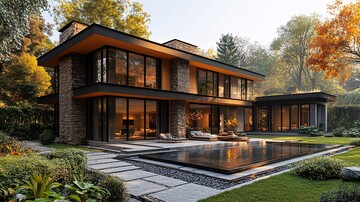 阳光下的现代建筑3