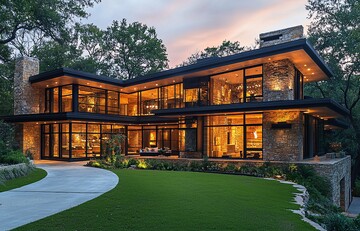 石玻璃楼房景色1