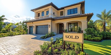 大房子前挂售牌