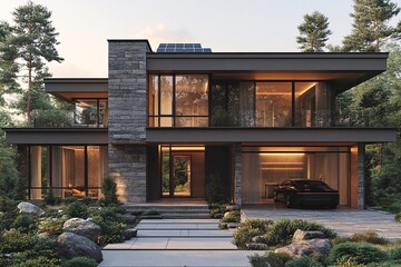 松林别墅景观设计