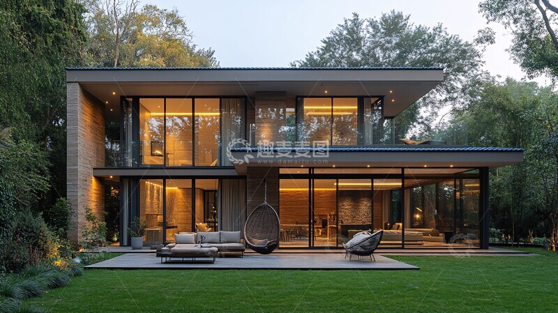 高清大图下载【趣麦麦图】现代布局现代布局两层2