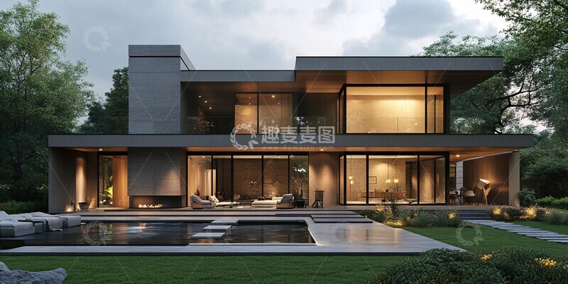 高清大图下载【趣麦麦图】现代房屋建筑设计3