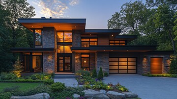 现代节能住宅外景