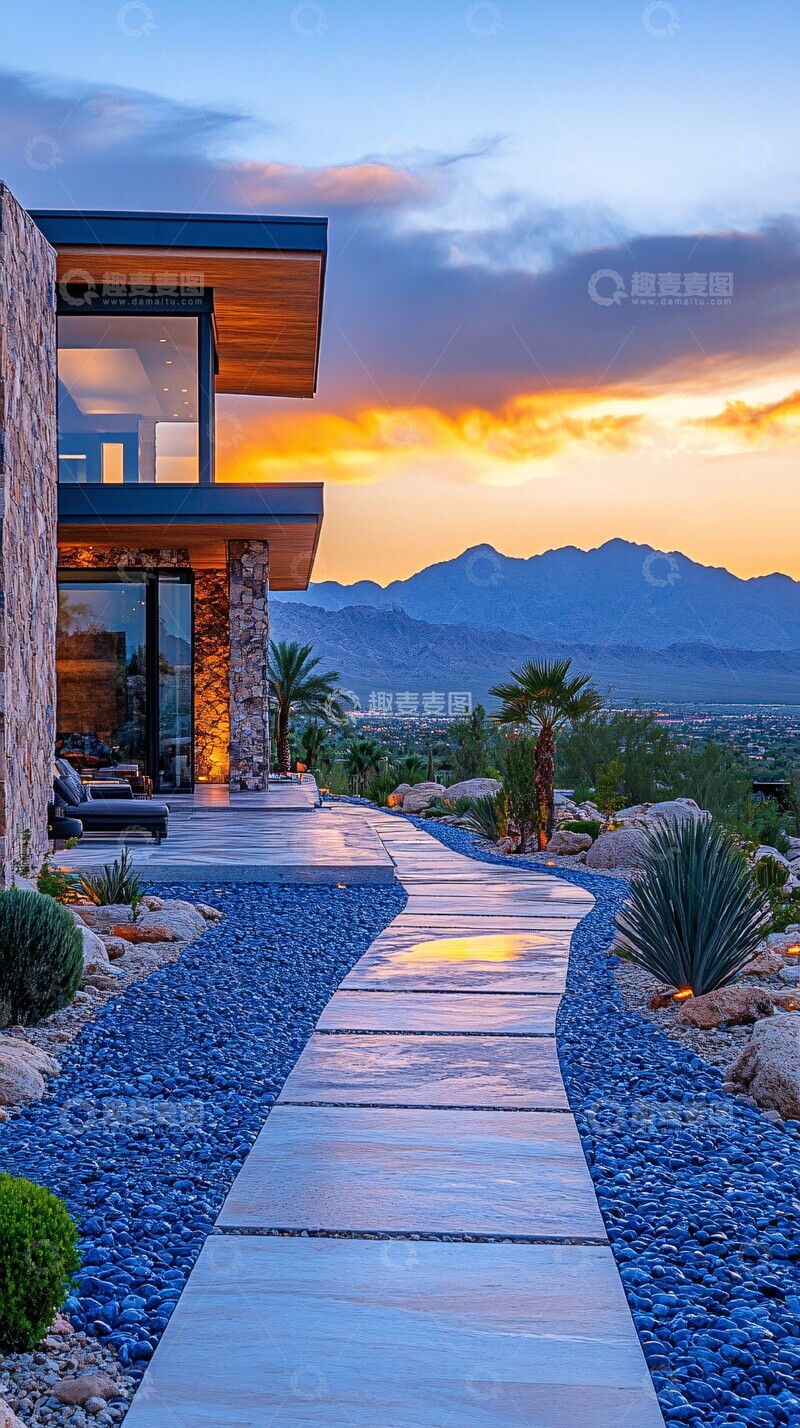 高清大图下载【趣麦麦图】温馨庭院景观