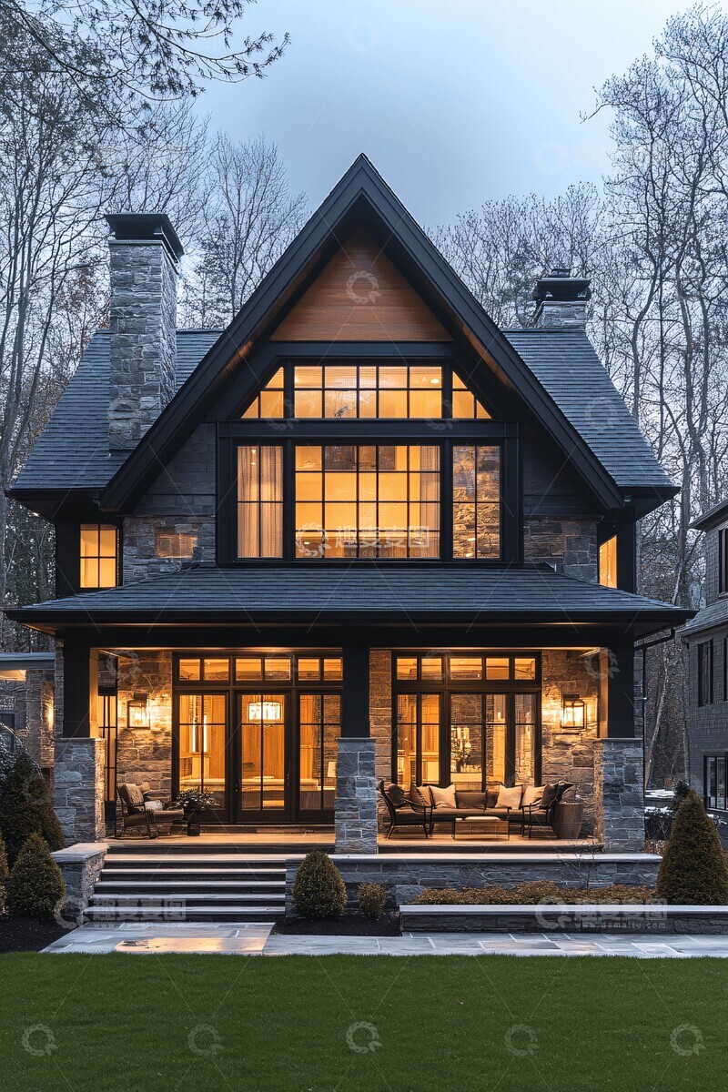 高清大图下载【趣麦麦图】现代传统结合住宅