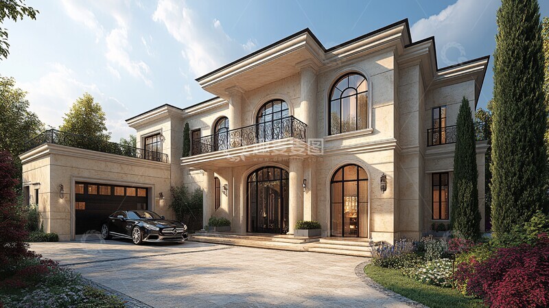 高清大图下载【趣麦麦图】现代双层住宅设计1