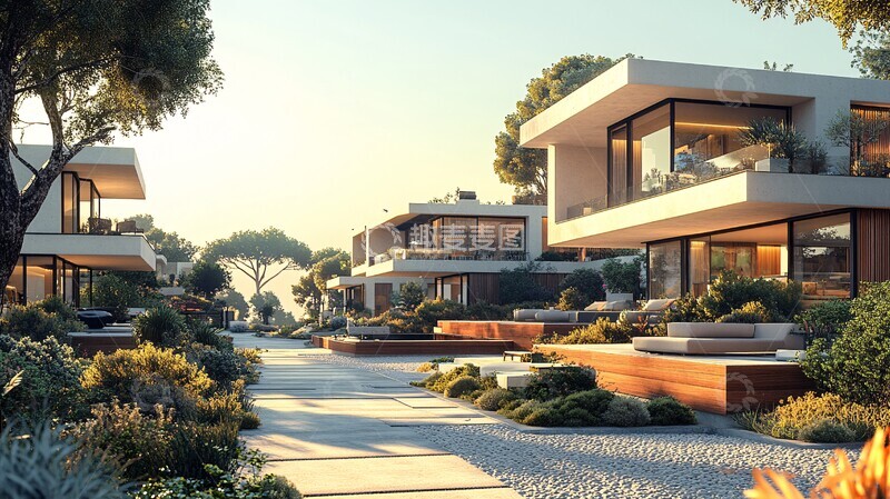 现代奢华住宅区