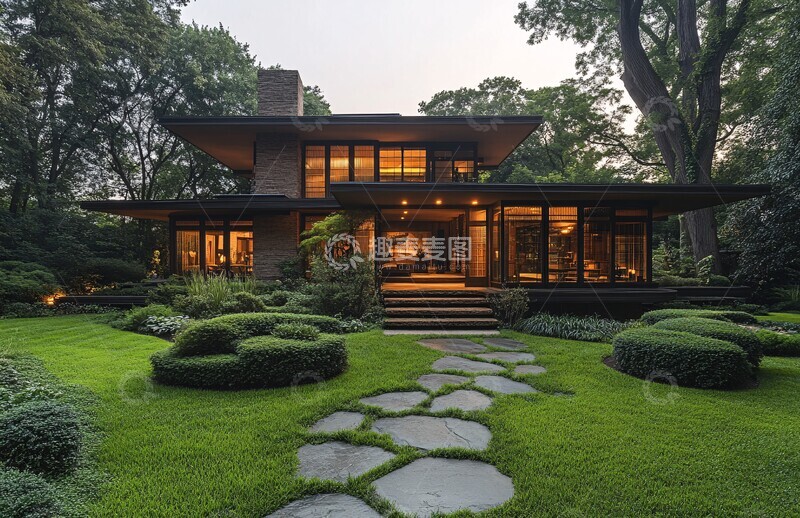 高清大图下载【趣麦麦图】弗兰克风格住宅1