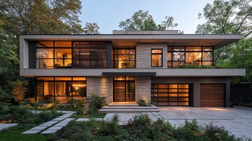 石材木质入口景观3