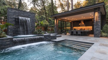 奢华户外泳池露台2