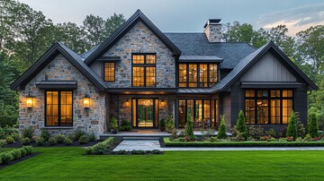 现代与传统结合的庭院