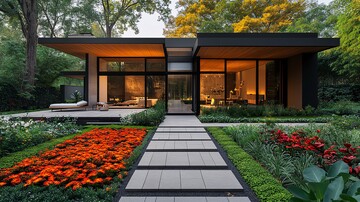 现代玻璃房花园2