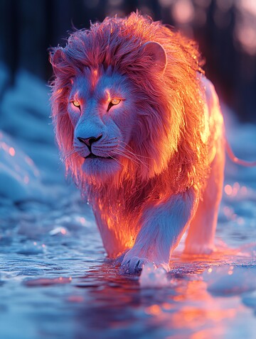 霓虹狮子冰上行3