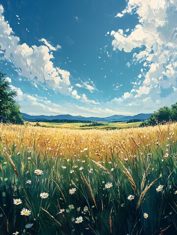 夏日田野夏日田野绿色