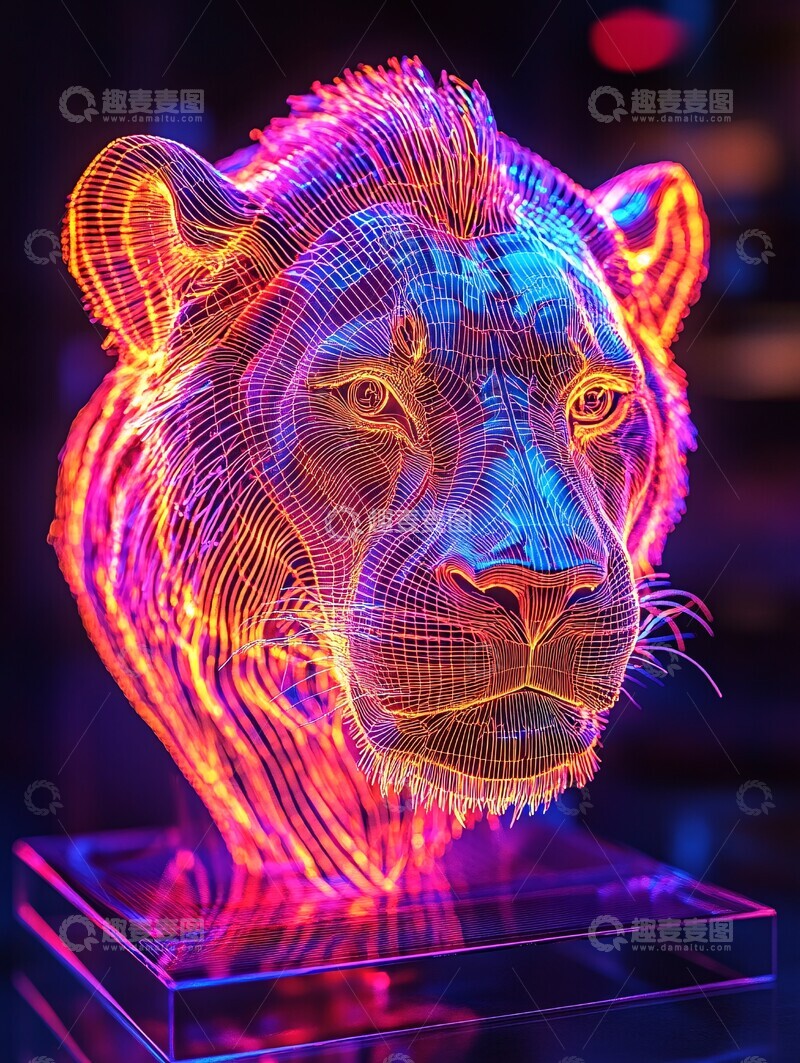 高清大图下载【趣麦麦图】狮头音波狮头音波设计2