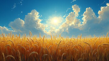 麦田夏日麦田夏日阳光