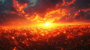 金色麦田夕阳18