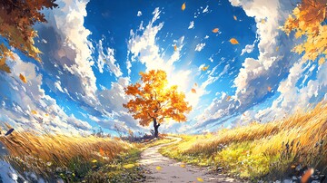 麦田晨曦路麦田晨曦道路