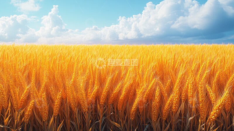 高清大图下载【趣麦麦图】玉米地俯视图2