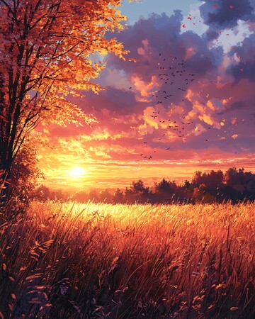 晚夏暮色静谧时2