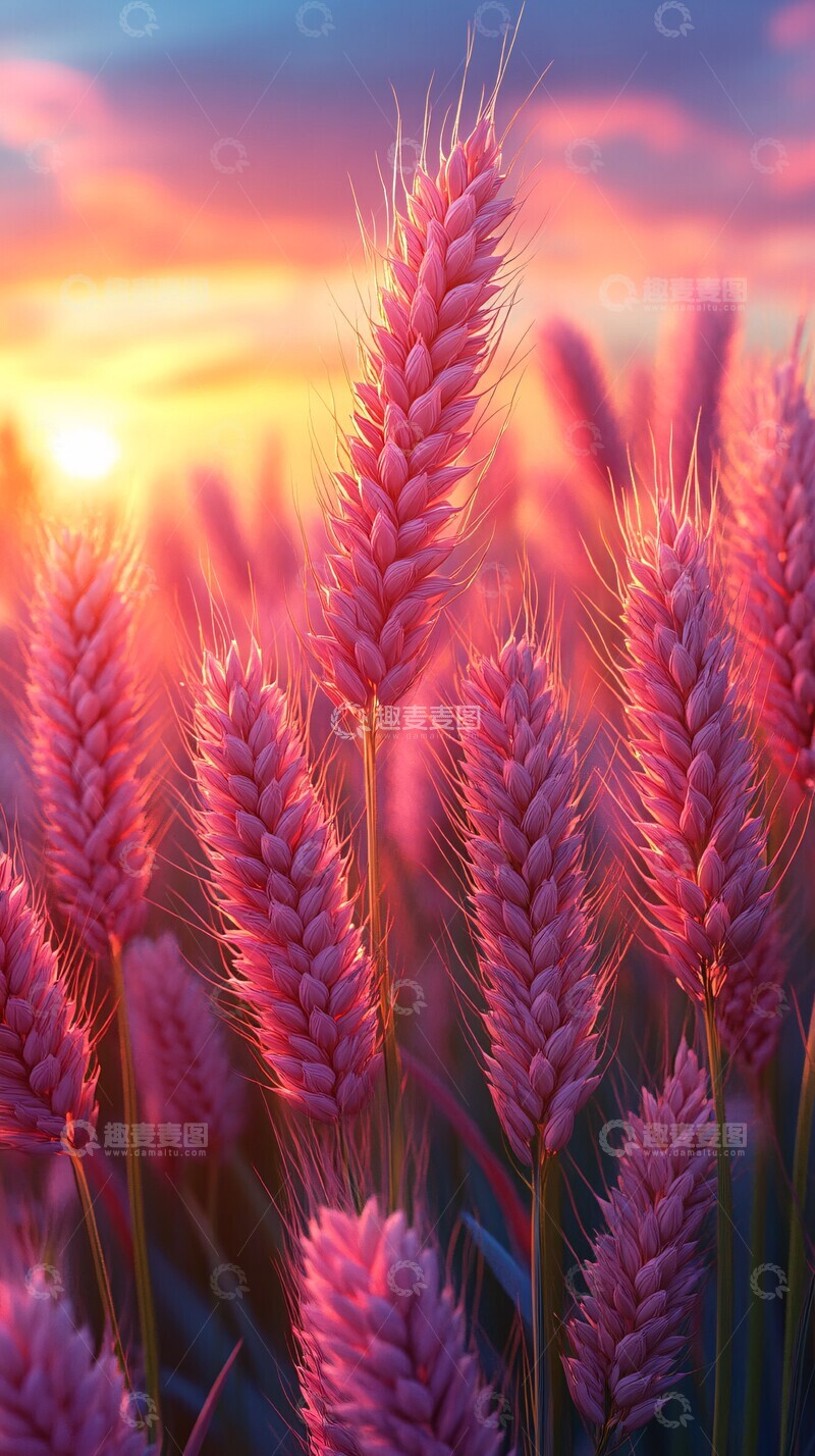 高清大图下载【趣麦麦图】小麦生长立体图