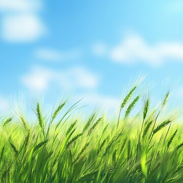 绿色麦田绿色麦田小麦