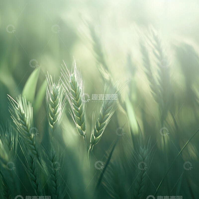 高清大图下载【趣麦麦图】绿色麦田绿色麦田小麦1