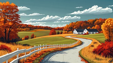 早秋绿野早秋绿野简约