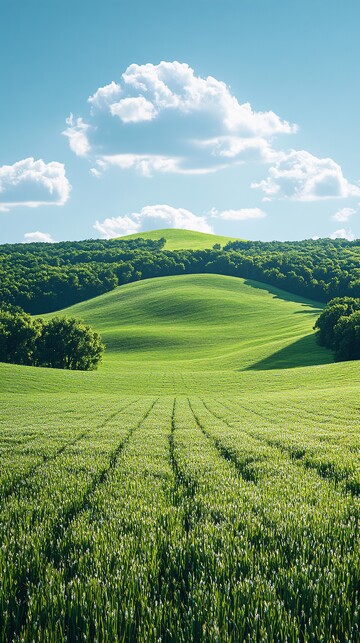 蓝天绿坡蓝天绿坡背景