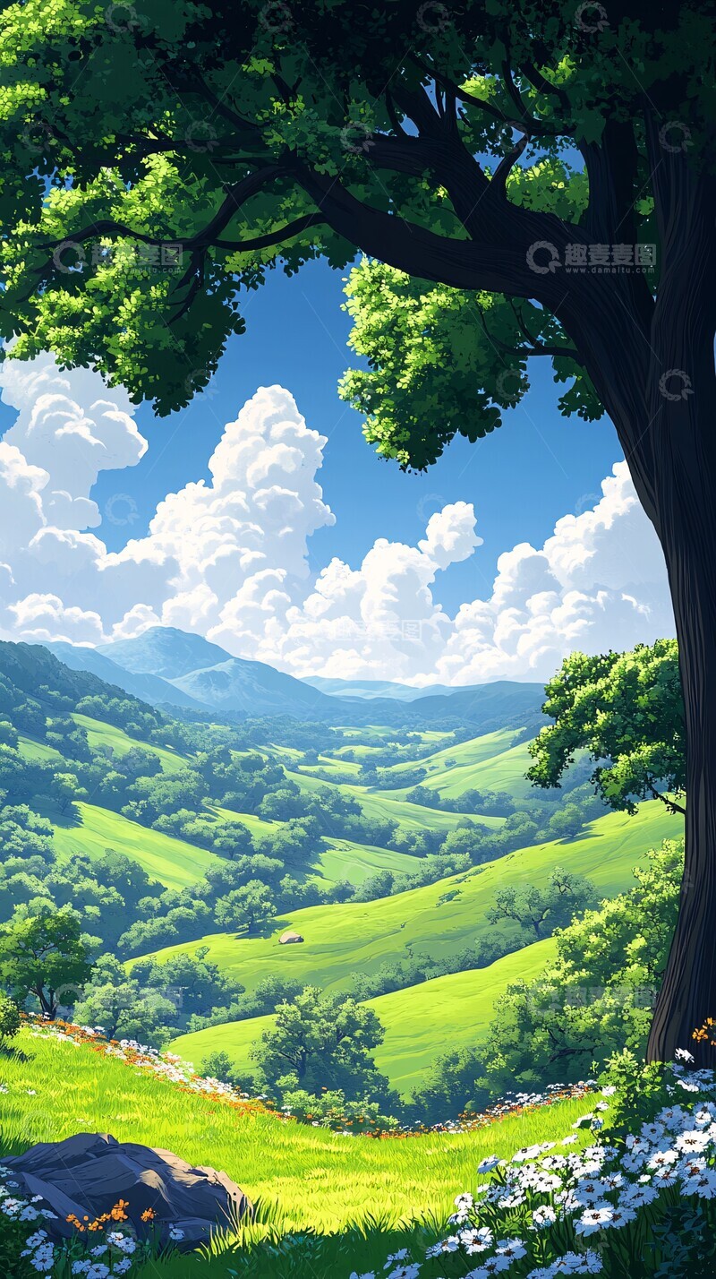高清大图下载【趣麦麦图】蓝天绿地蓝天绿地天空1