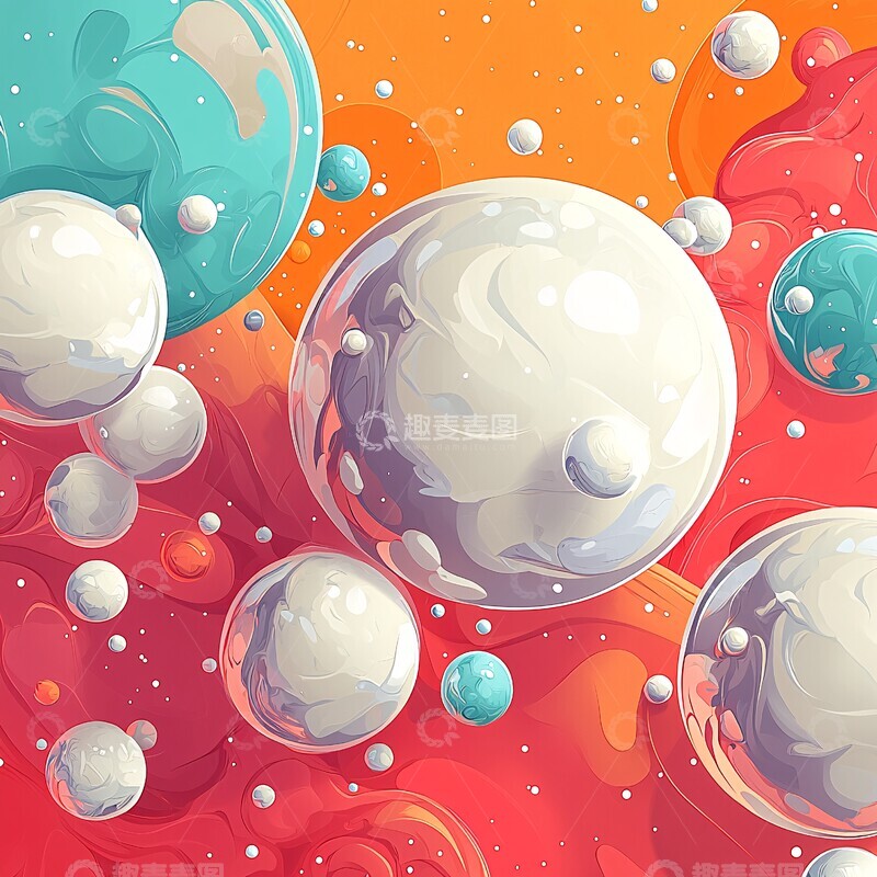 高清大图下载【趣麦麦图】卡通背景图卡通背景简单1